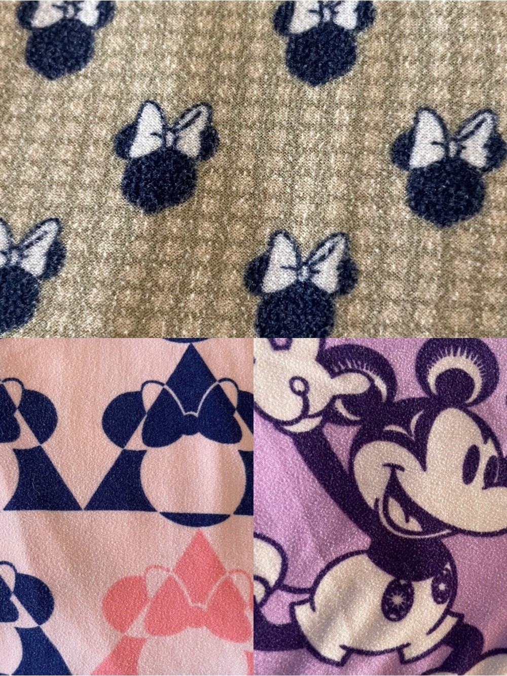 3 Mickey Minnie Disney Leggings One Size LulaRoe